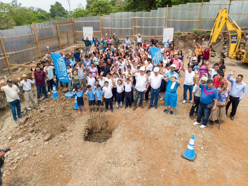 DOM inicia reconstrucción del centro escolar Talpetate en el cantón La Trinidad de Chapeltique, San Miguel Norte